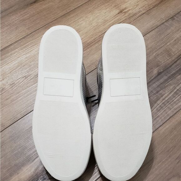 Vintage Havana Aimee Chrome Slip On Sneakers Size 7.5 NIB - Picture 12 of 16